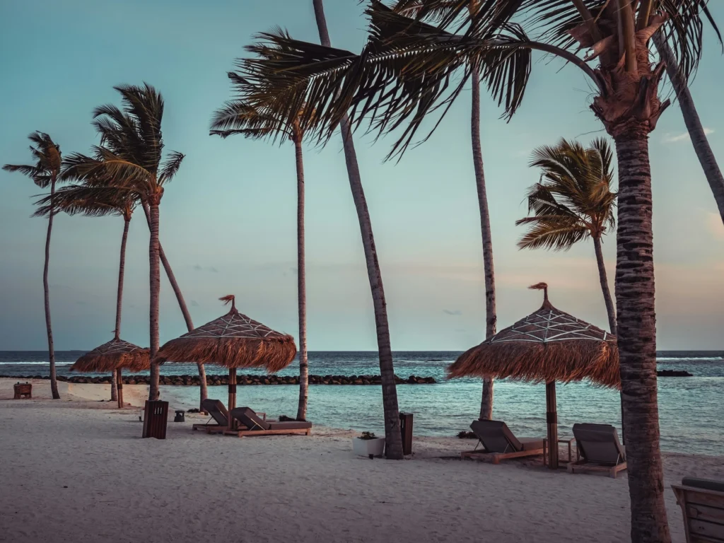 Beach resort view – cheap holiday packages including flights